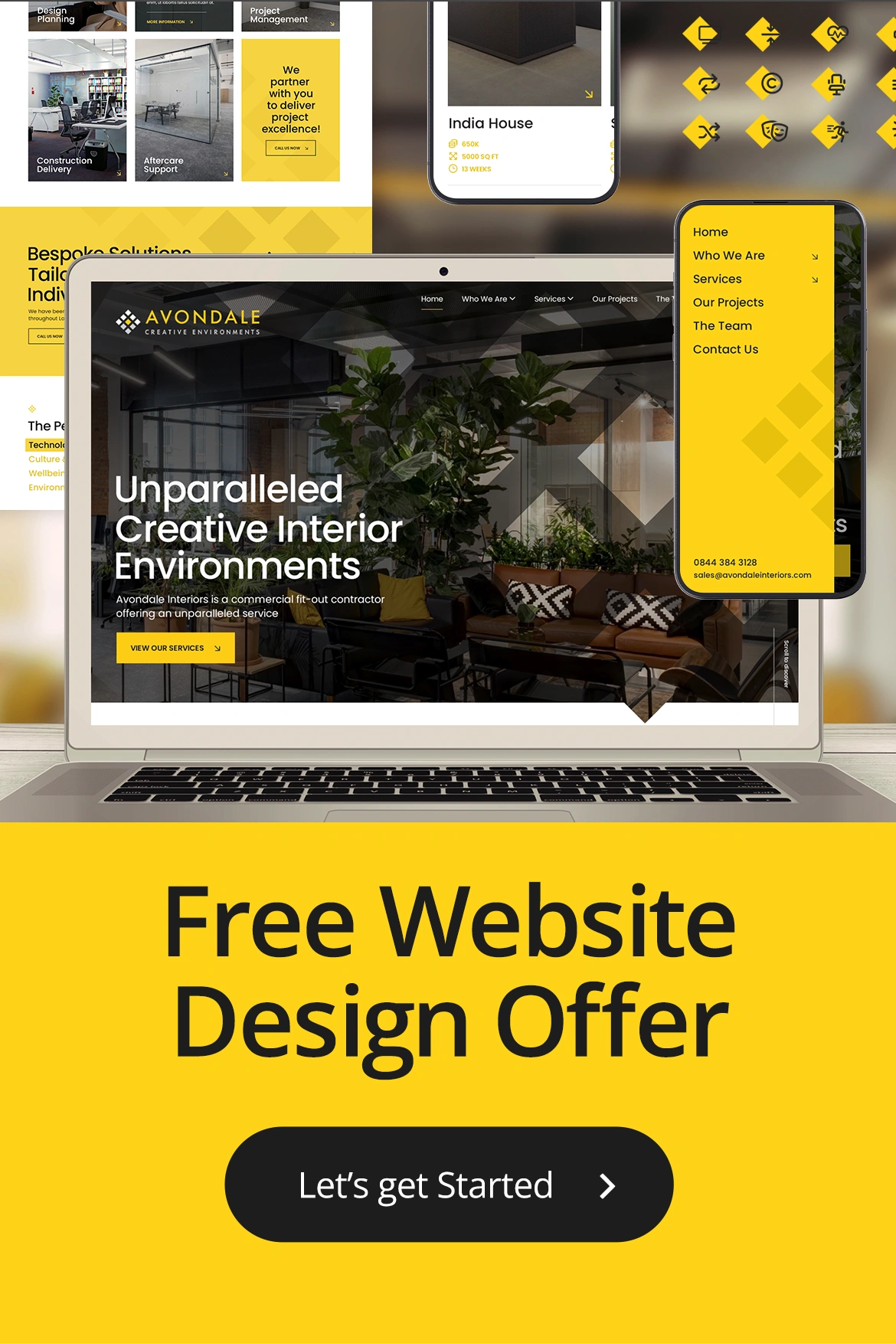 Free website design offer